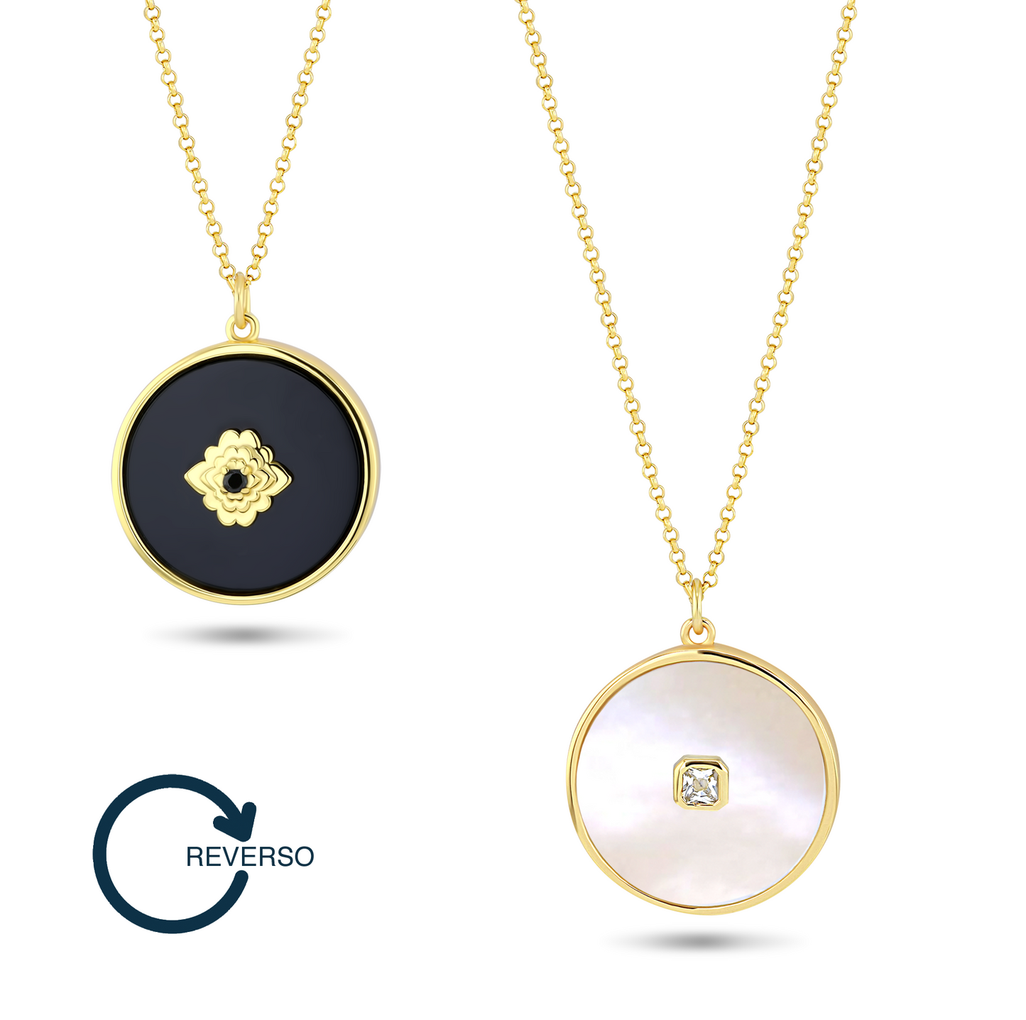 Collier Taboo réversible
