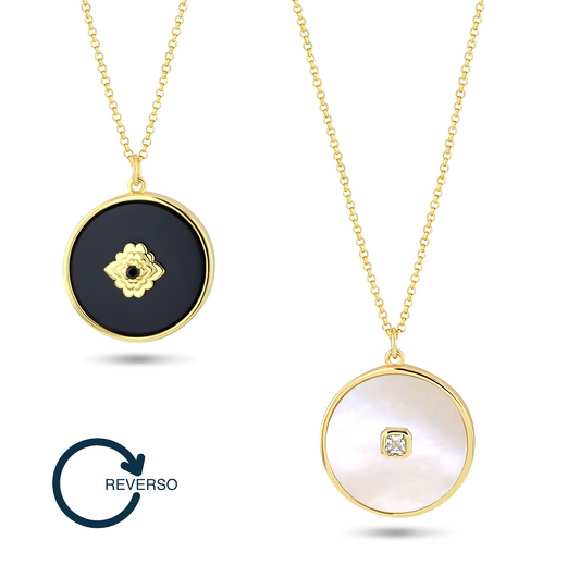Collier Taboo réversible
